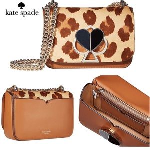 Kate Spade Nicola Leopard Calf-hair Crossbody